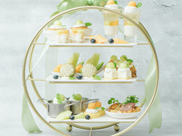 メロンのシェアアフタヌーンティーセット