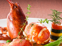 Live lobster &Beefsteak150g course