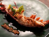  Live lobster and abalone, Beefsteak150g course