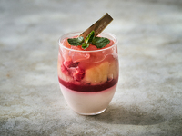 [Sweets] White peach verrine
