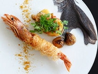 Seasonal course 5 dishes + sparkling wine