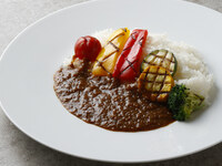 Grilled vegetable curry set