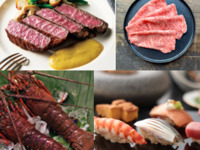 [Includes matcha tea in the tea room] VIP course [Japanese black beef steak & sukiyaki, spiny lobster, sushi, tea room]