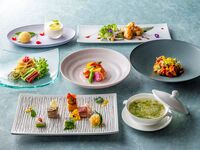 [Online reservation / Private room guaranteed / All-you-can-drink included] Shikien Recommended Dinner Course Using Seasonal Ingredients (for 4 or more people)