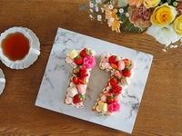 タイムセール【お誕生日や女子会、押し活におすすめ！】乾杯スパークリングワイン＆ナンバーケーキ付！季節の前菜やパスタ、メイン等セレブレーションランチ全4品