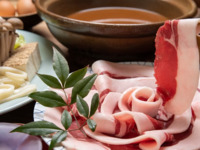 Wild boar hotpot meal course (Extreme) {Top-quality loin meat + salt-grilled wild boar meat}