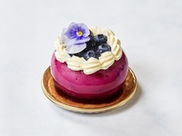 ブルーベリーのレアチーズムース