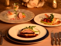 【特別なディナーにおすすめ♪】ホテルシェフが腕を振るう極上フルコース