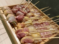 Yakitori and seasonal vegetables course