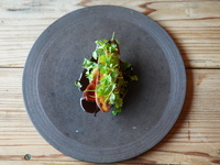 Pollock Wagyu beef + alcohol pairing