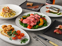 [Best + Toast with Sparkling Wine] A great value full course meal featuring plenty of seasonal ingredients + a complimentary glass of sparkling wine for toast