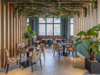 ▶新料金)ランチ＊小学生以下のお子様 【ミニ週替わりパスタ】のメイン付ハーフブッフェ