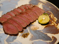 近江 澤井牛 牛タン(タン先)スモーク　100ｇ