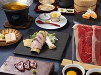 [Wagyu 6-Second Sear] Dashi Shabu Small Pot · Kuroge Wagyu 6-Second Sear Shabu Course (Weekdays ¥5,300 / Weekends & Holidays ¥5,700)