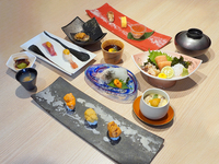 ６〜８月限定【うに食べ尽くしおまかせ -UNI OMAKASE-】夏が旬の北海道のうにを存分に味わえるおまかせ