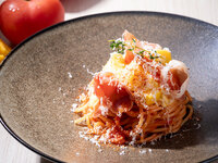 【90-Minute Dining】Mini Buffet Included ≪Seasonal Lunch≫Piperade Pasta Topped Mango and Prosciutto