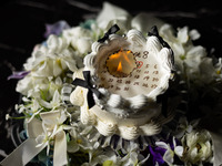 [Burn Away Cake] A surprise cake with a burning message