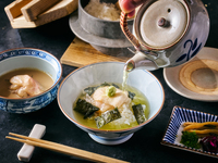 【お盆限定特別ディナー 夏を彩る贅沢膳】～鯛茶漬け膳～