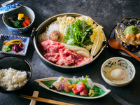 【お盆限定特別ディナー 夏を彩る贅沢膳】～和牛すき焼き膳～