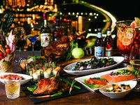 [Dinner buffet only available on weekends and holidays/90 minutes limit] A large collection of seasonal flavors! All-you-can-drink alcoholic beverages made by the bartender