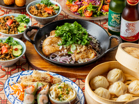 【昼飲みプラン】ランチエスニックコース  180分飲み放題付