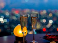 【テーブルシェア－LEA－】個室空間で夜景を見ながら＋2時間飲み放題（平日限定＆7名～10名個室確約）