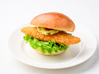 Fish Burger with  Tartar Sauce