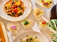 Antipasto & sweets buffet with all-you-can-drink soft drinks