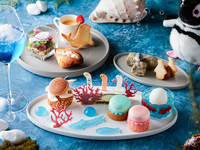 Weekdays only!  【7/1~8/31 Sumida Aquarium Collaboration Afternoon Tea 2025】 + choice of colorful drink 