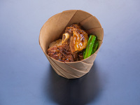 Slightly seared pork spare ribs