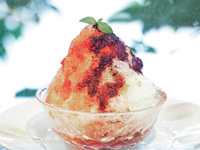 MUKAITSURU's Shaved Ice - Blueberry and Strawberry