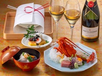 【京福】香槟祝酒，甜点（可选留言）