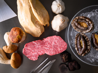 [August-September] ◇ Blissful Lunchtime ◇ Lunch course of Ezo abalone and Hokkaido black beef