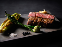 ◇Enjoy Hokkaido beef◇Soya black beef steak & seafood course