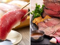 [8/9-8/11 only] Nigiri Sushi & Roast Beef Buffet Dinner