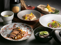 Seasonal recommended courses and pairings
