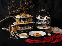 【ディナー限定】乾杯シャンパン×魚介パスタ＆和牛×ハロウィンアフタヌーンティー～スプーキーゴーストハウス～