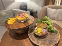 Seasonal Glass Desserts - Fruit Parfaits to enjoy at the Bar Lounge