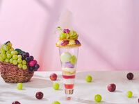 【平日：マスカットパフェ付】マスカットスパークリング付！シャインマスカットと栗の食べ比べアフタヌーンティーwithハーマンテディ～マリアージュフレールが2時間飲み放題～