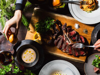 T-bone Steak lunch course