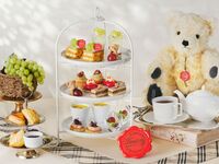 【平日】シャインマスカットと栗の食べ比べアフタヌーンティーwithハーマンテディ～マリアージュフレール2ドリンク付～