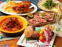 平日限定価格☆2H飲み放題付☆【誕生日・記念日・お祝いに！】アニバーサリーコース4500円→4000円