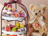 2時間カフェフリー【平日】ハーマンテディの芋＆シャインマスカットのアフタヌーンティー