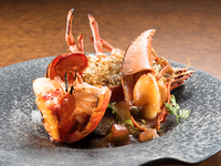 6/5～　オマール海老1尾と肉五貫溶岩焼懐石　5貫