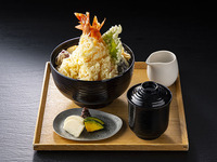 Tempura rice bowl set lunch