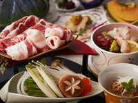 Black pork shabu-shabu set meal