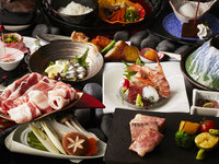 萨摩黑串怀石料理（黑鸡、黑猪肉、黑牛肉）