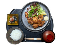 Karaage japonais, ensemble déjeuner au poulet frit