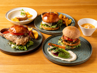 [KOSA Burger Dinner] 3 dishes with soup and dessert