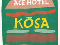 【KOSA Burger Dinner】スープ・デザートのついた全3品